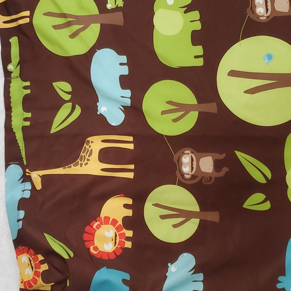 Brown Animal Print Shower Curtain
